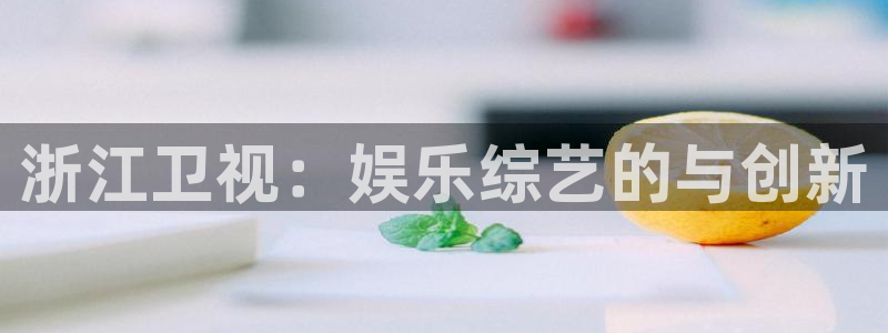 永盈印刷：浙江卫视：娱乐综艺的与创新